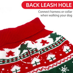 PUPTECK tree-snowflake navy sweater offers chic winter style.
