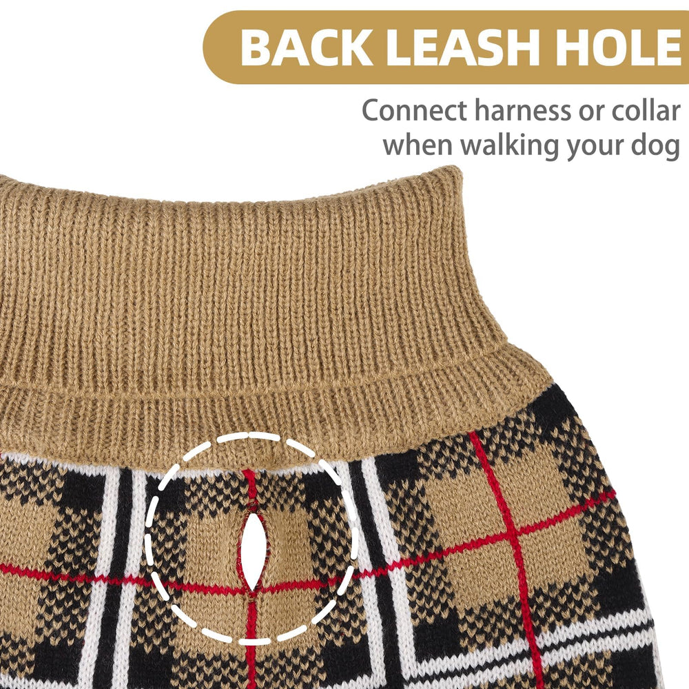 PUPTECK leash hole detail for easy outdoor walking.