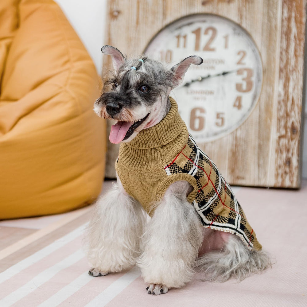 PUPTECK plaid pattern suitable for formal and festive occasions.