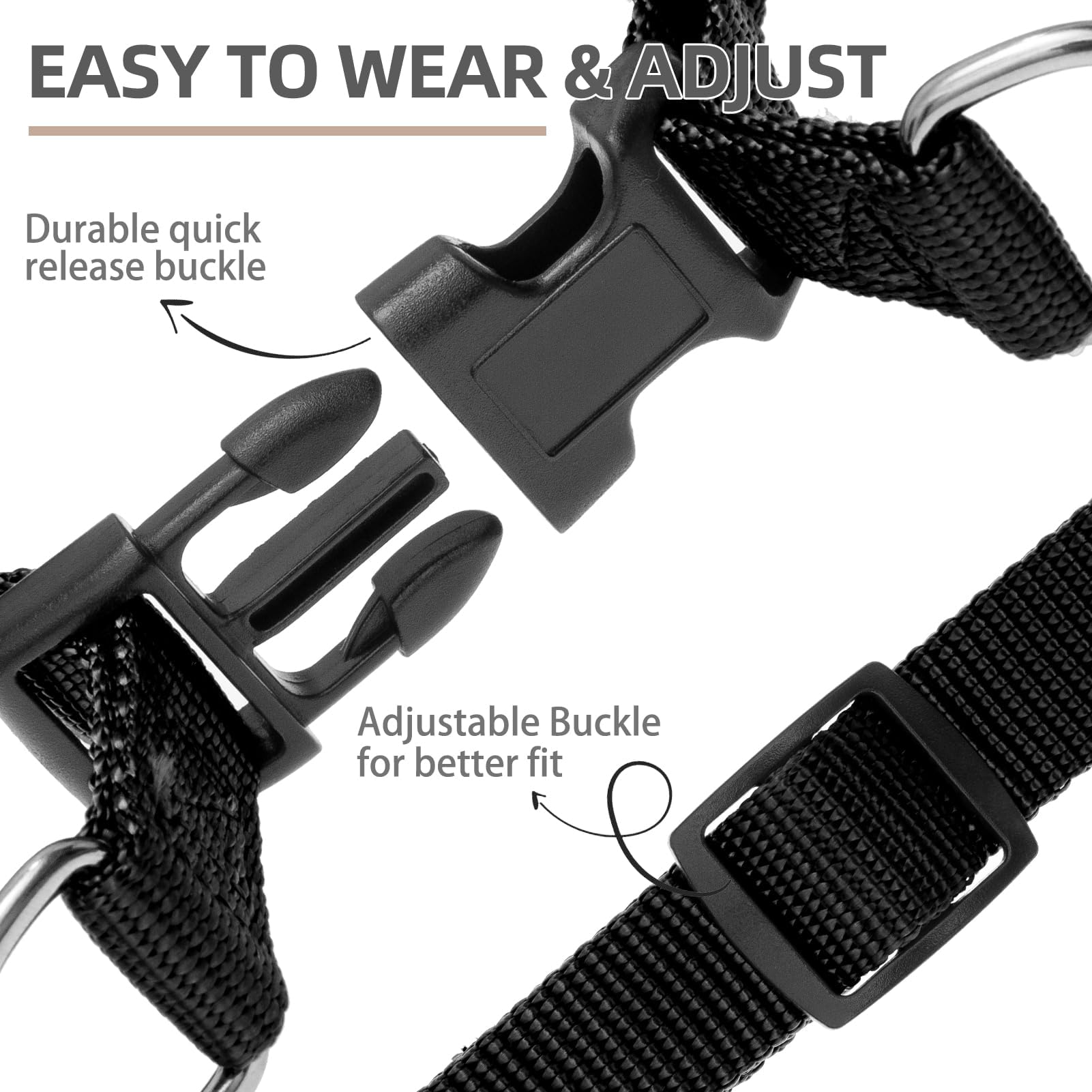 PUPTECK Soft durable nylon fabric for lasting daily comfort