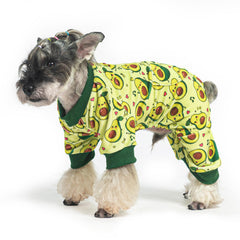PUPTECK soft fleece dog pajamas back pocket detail adds style and storage.