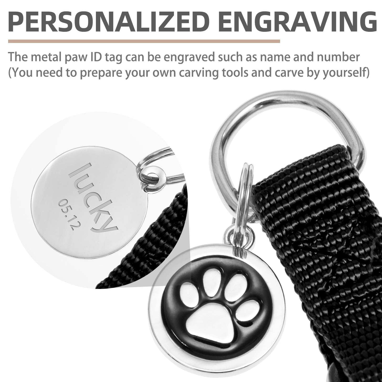 PUPTECK Wide webbing provides smoother, secure fit during walks