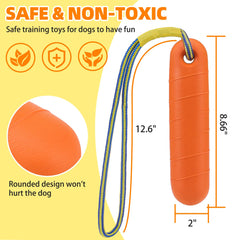 PUPTECK interactive pool toy orange for dock diving and retrieval fun