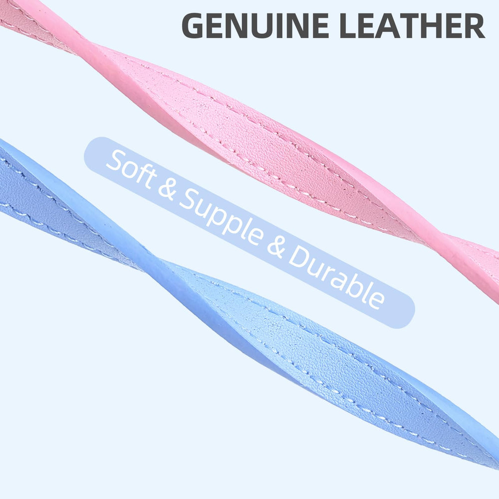 PUPTECK adjustable neck-size diagram showing range 8.7 to 10.6 inches