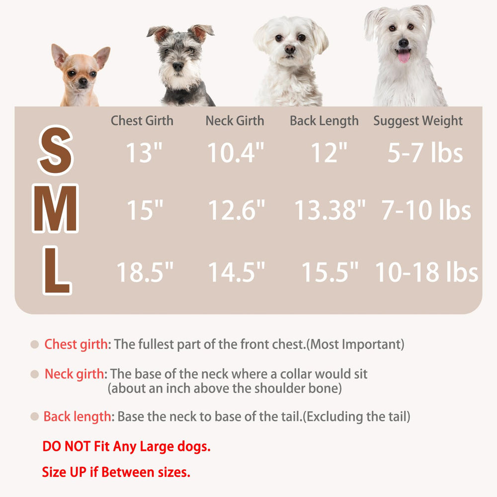 PUPTECK Classic Plaid Dog Dress back view shows secure button closure.