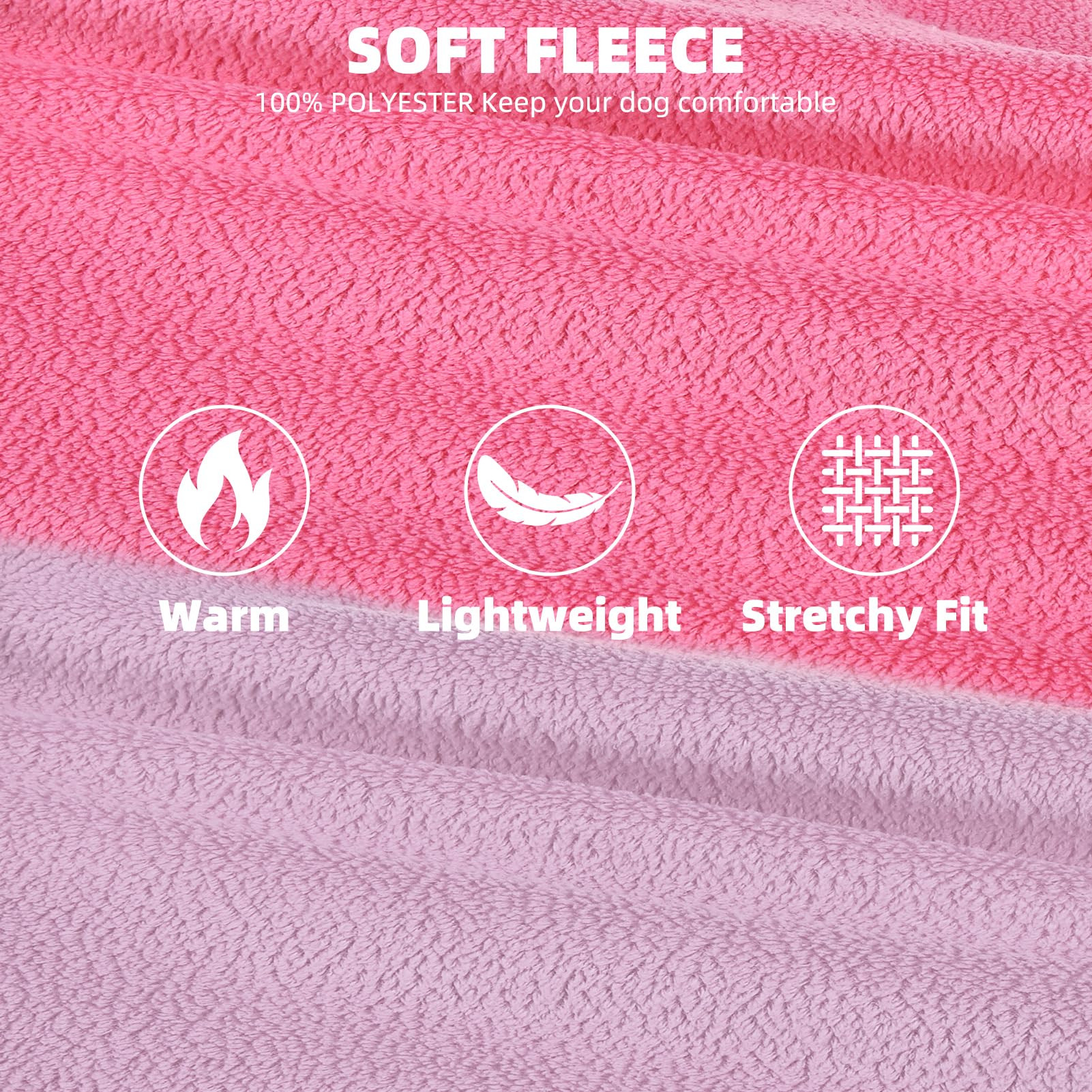 PUPTECK colorful three-pack set is ideal for daily walks and seasonal outfits.