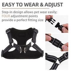 PUPTECK no-pull chest-stress design reduces neck pressure during walks