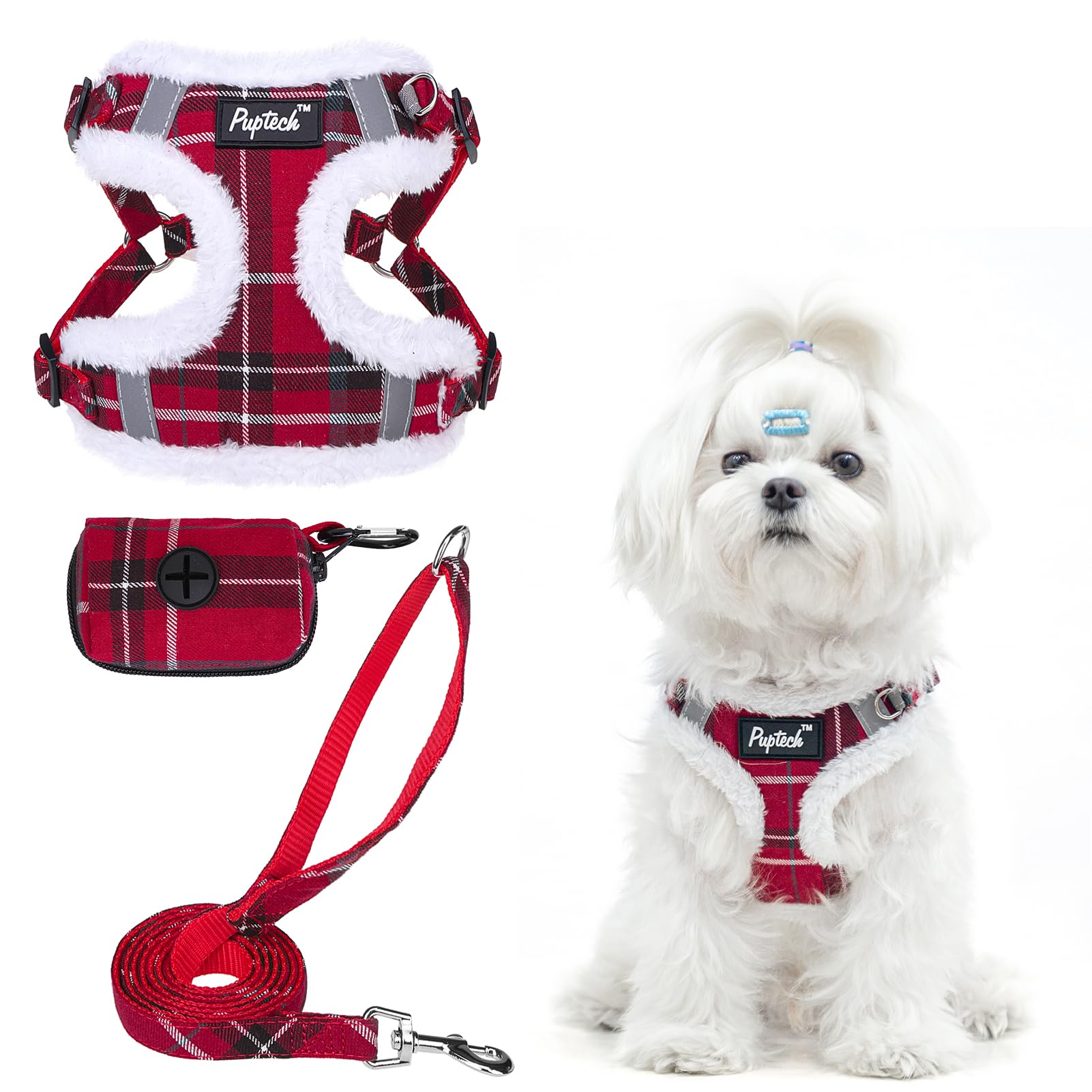 PUPTECK dog-harness-small-step-in-design enables easy daily on-boarding for small dogs