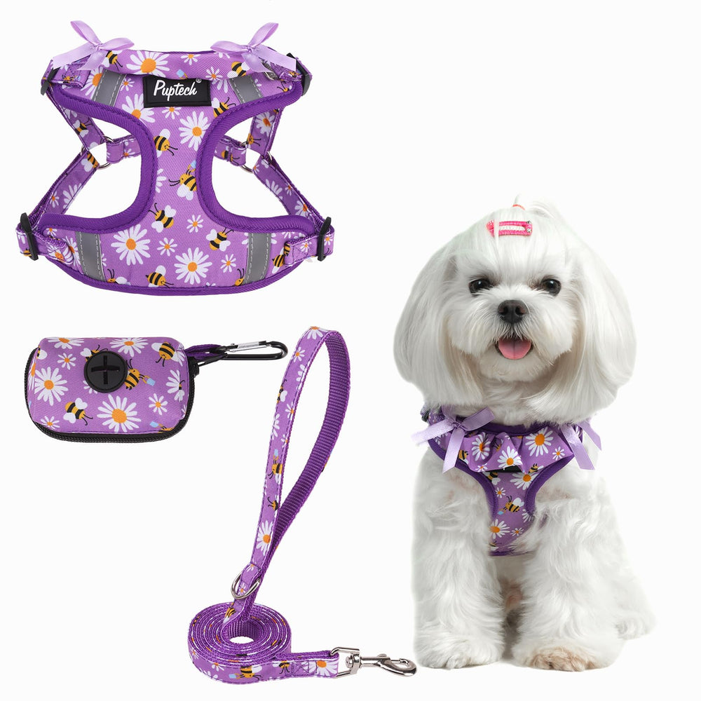 PUPTECK dog harness step-in design for easy daily wear and secure fit