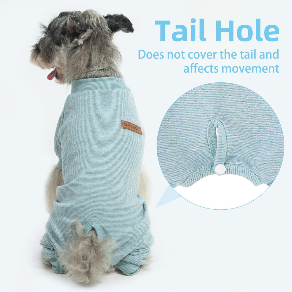 PUPTECK dog pajamas belly opening enables quick, stress-free potty breaks.