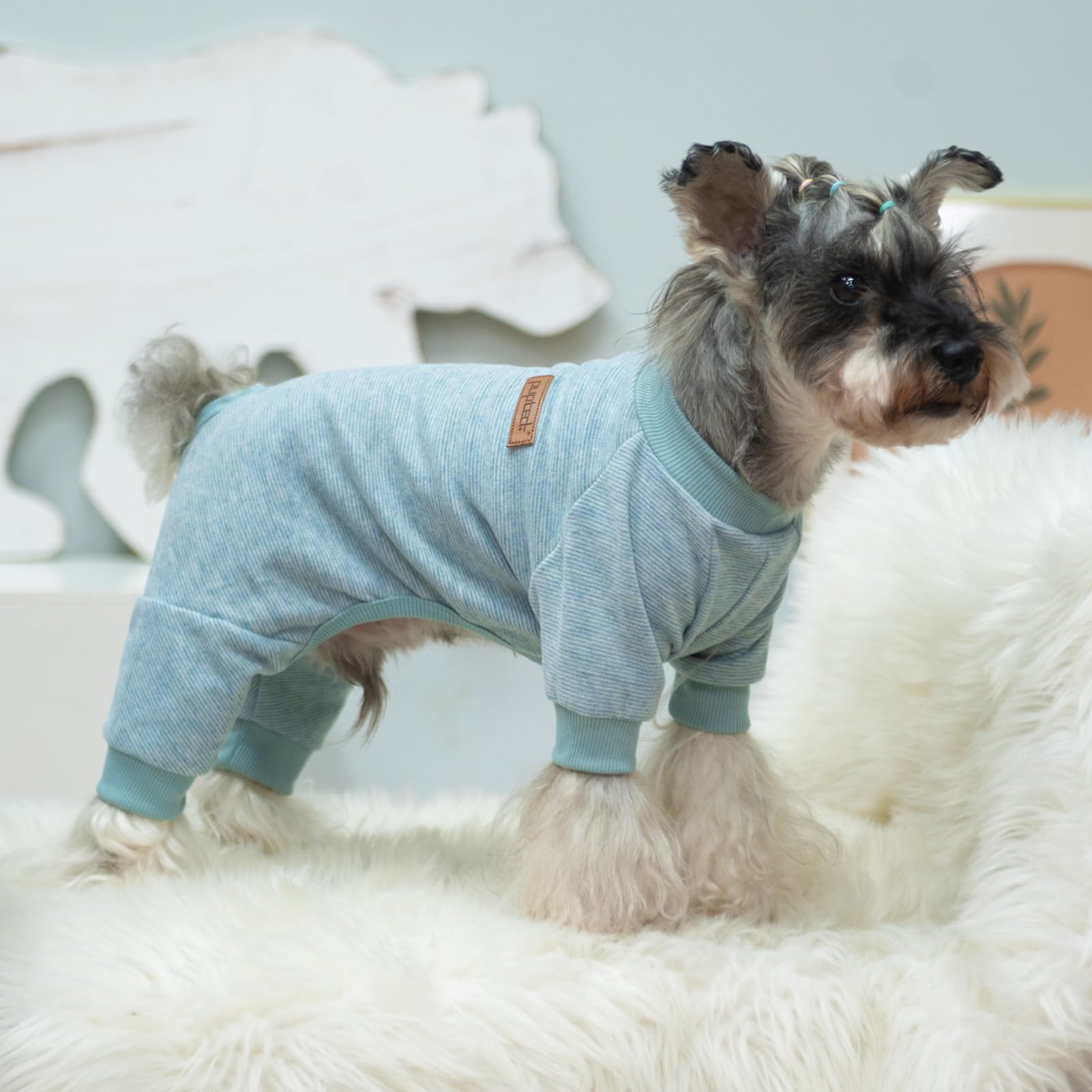 PUPTECK dog pajamas machine washable for easy cleaning after adventures.