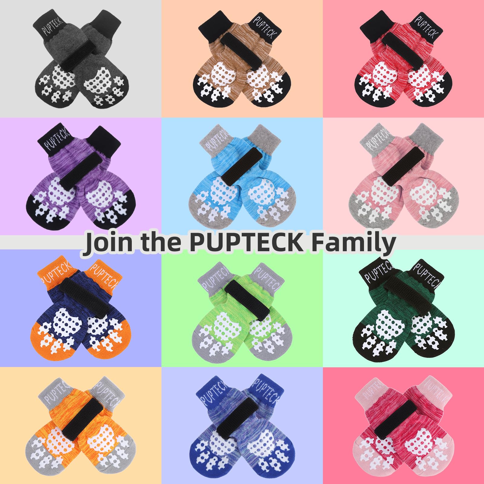 PUPTECK socks prevent licking and minor paw injuries during wear