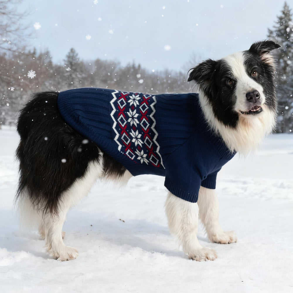 PUPTECK dog sweater blue daily wear for indoor and outdoor use