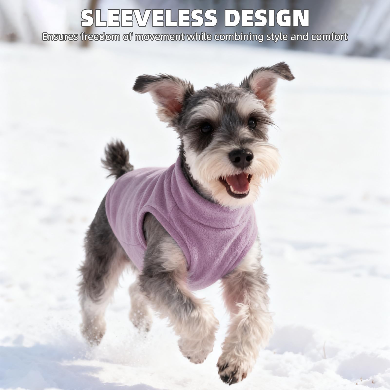 PUPTECK easy-on pullover design enables quick dressing and potty breaks.