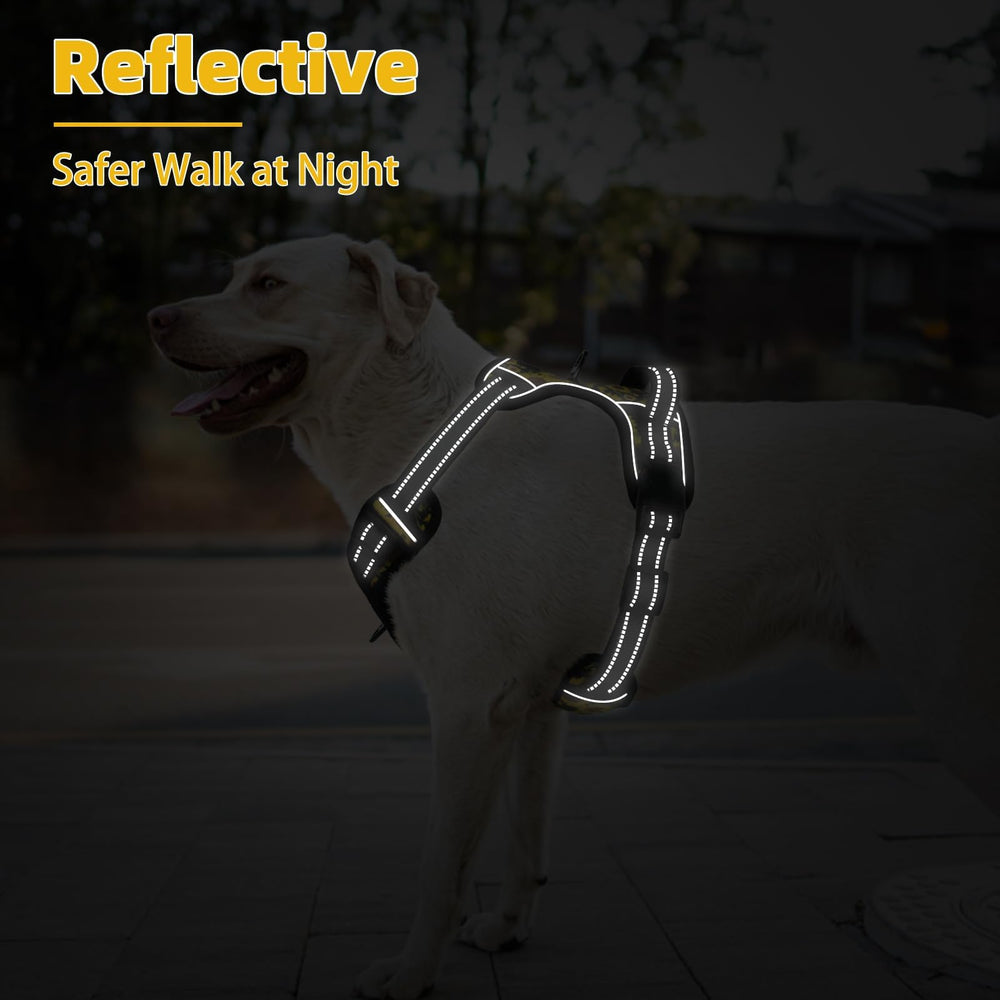 PUPTECK Sunflower harness soft padding reduces rubbing during wear