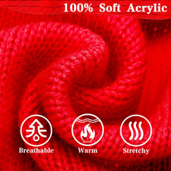 PUPTECK knitwear close-up of soft acrylic fabric for comfort