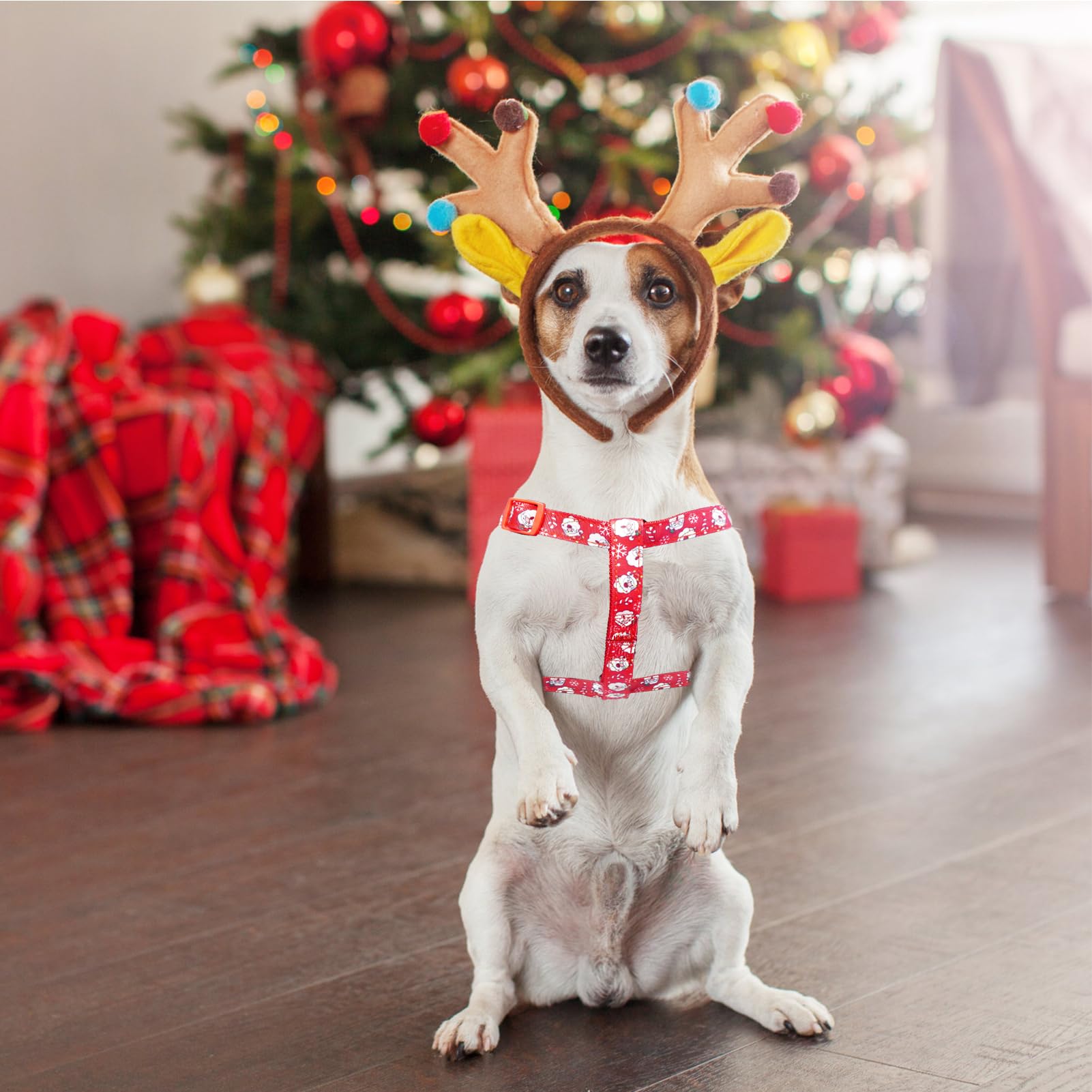 PUPTECK No Pull harness nylon durability image highlights smooth surface and lasting comfort.