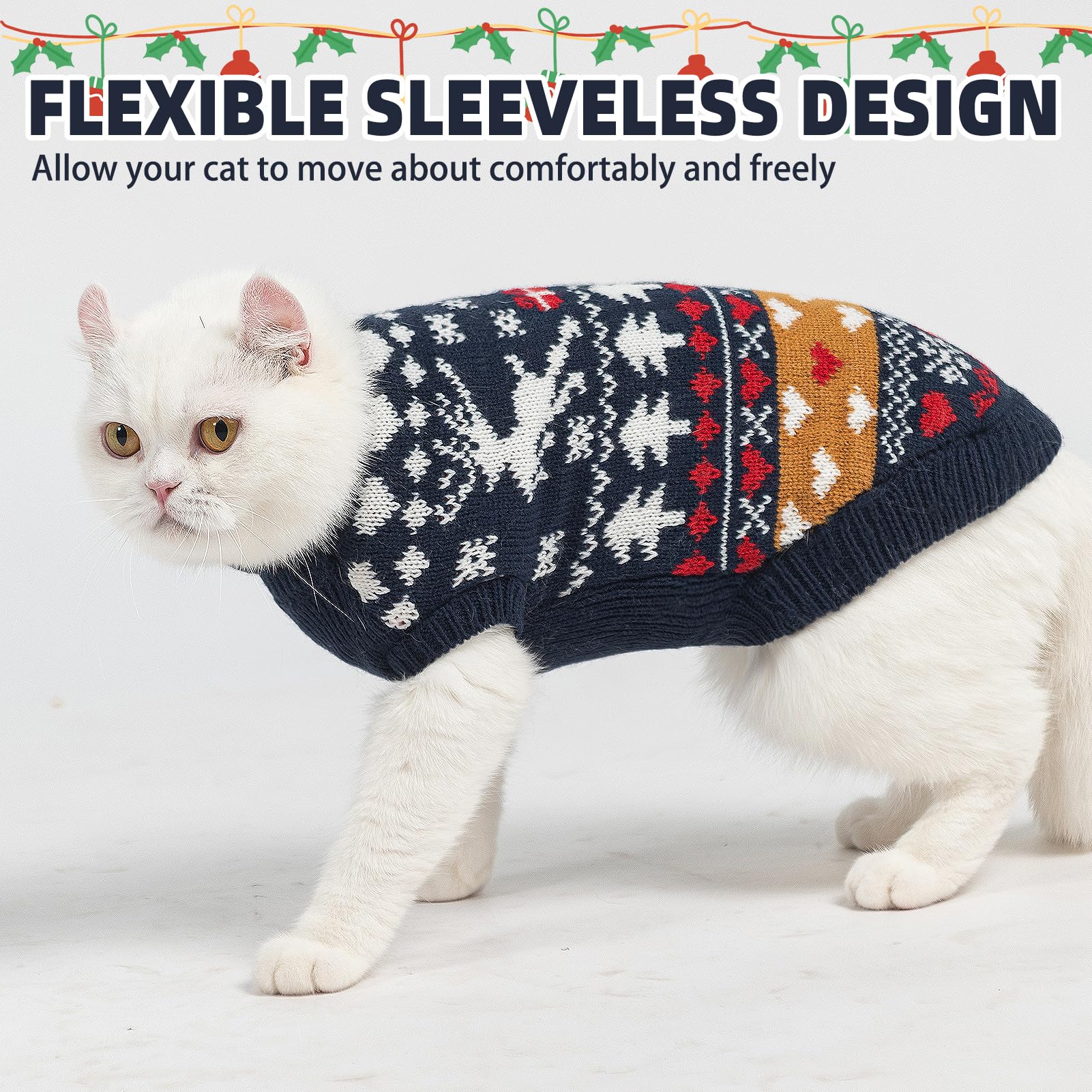 PUPTECK open belly design sweater highlights unrestricted movement and potty breaks