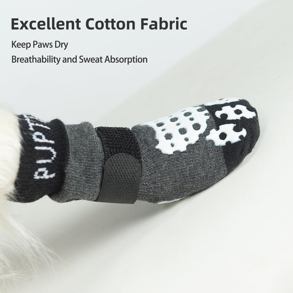 PUPTECK paw protection socks shield paws from heat, cold, and road salt