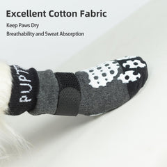 PUPTECK paw protection socks shield paws from heat, cold, and road salt