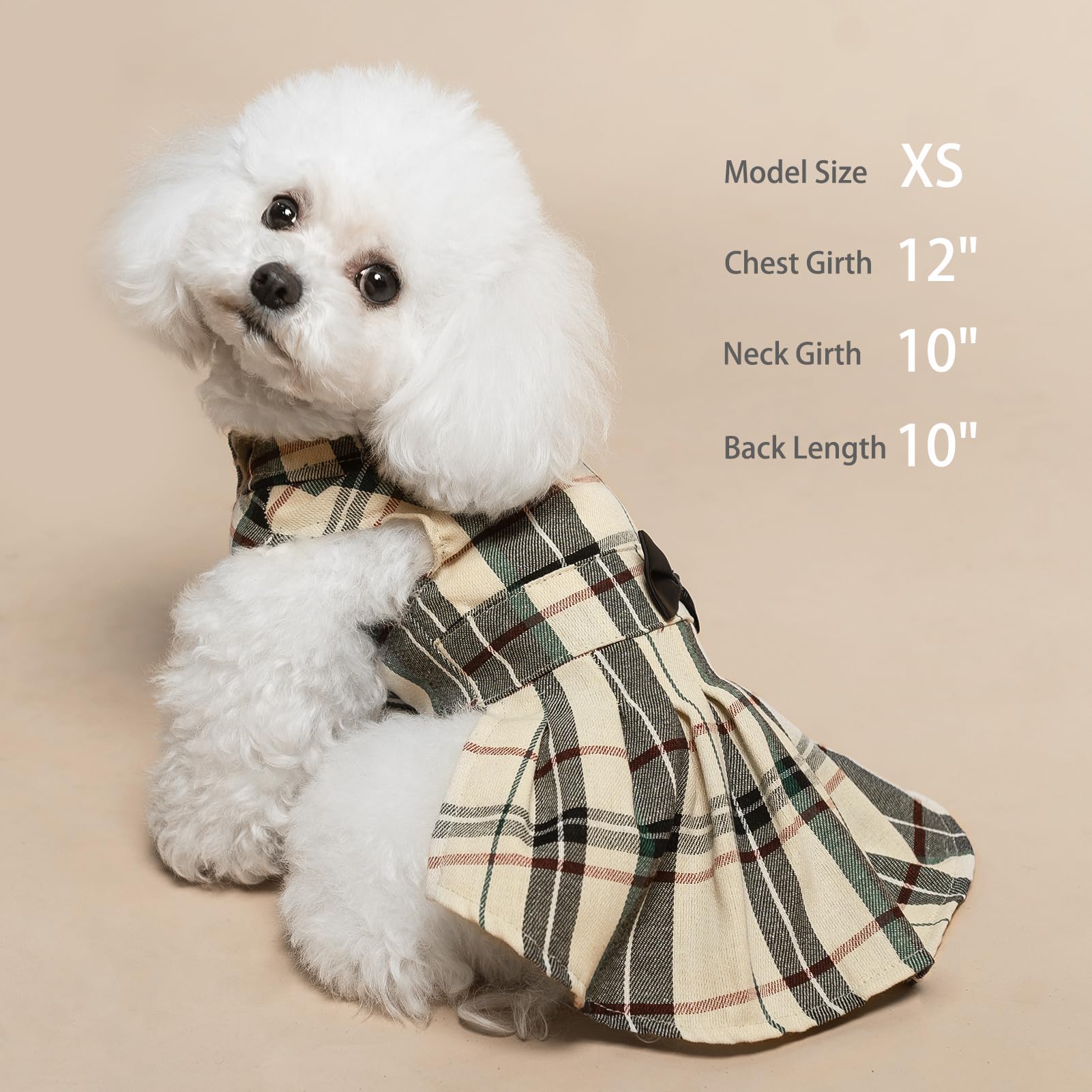 PUPTECK Classic Plaid Dress offers party and everyday style options.