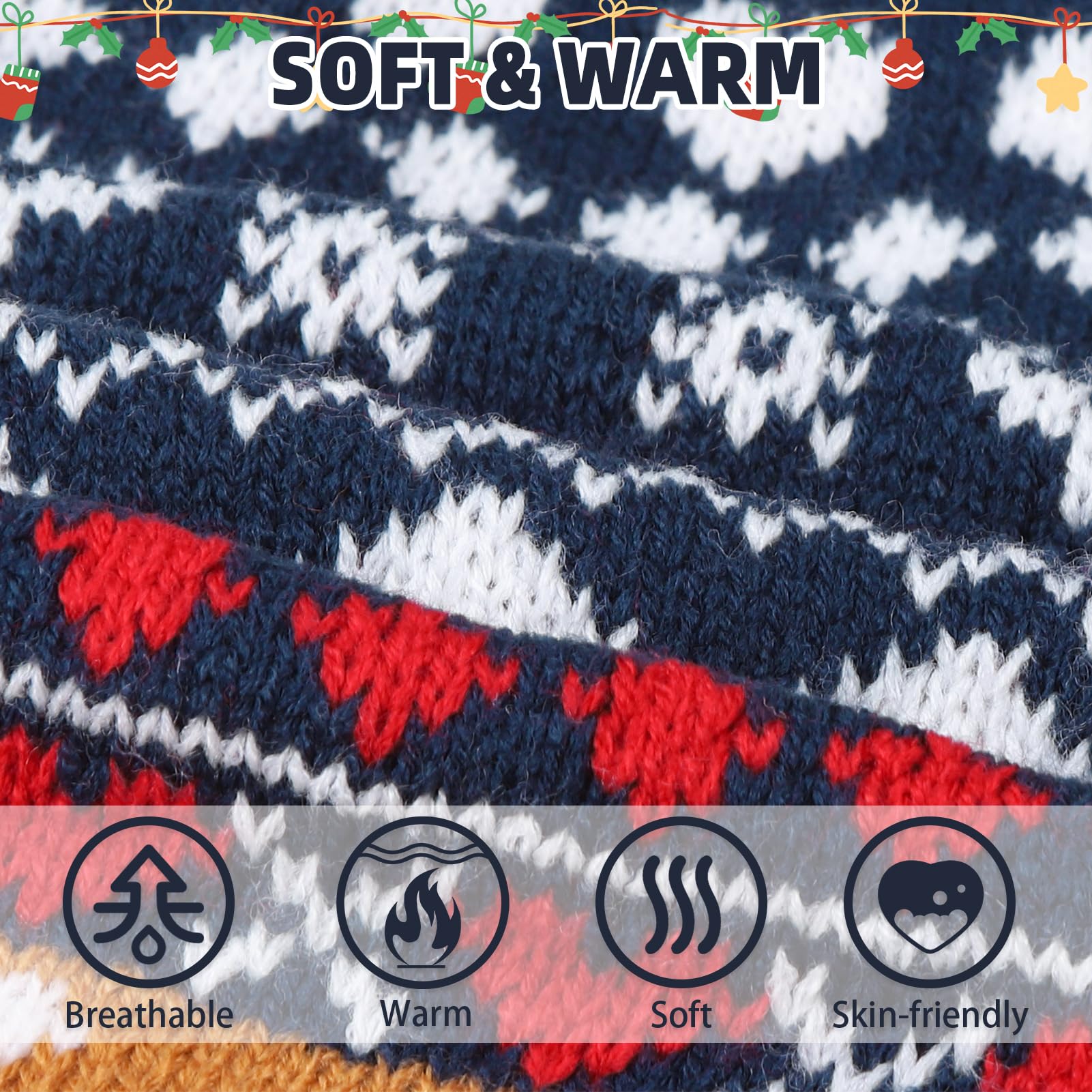 PUPTECK snowflake pattern image captures seasonal charm for photos