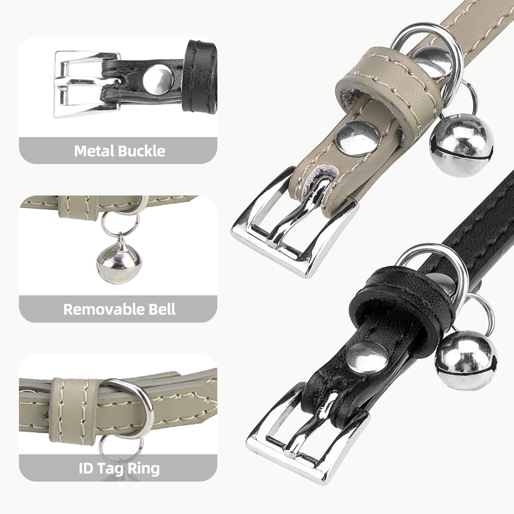 PUPTECK adjustable cat collar illustrates flexible sizing for kittens