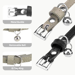 PUPTECK adjustable cat collar illustrates flexible sizing for kittens