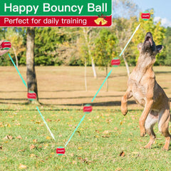 PUPTECK soft non-toxic ball minimizes impact during catches.