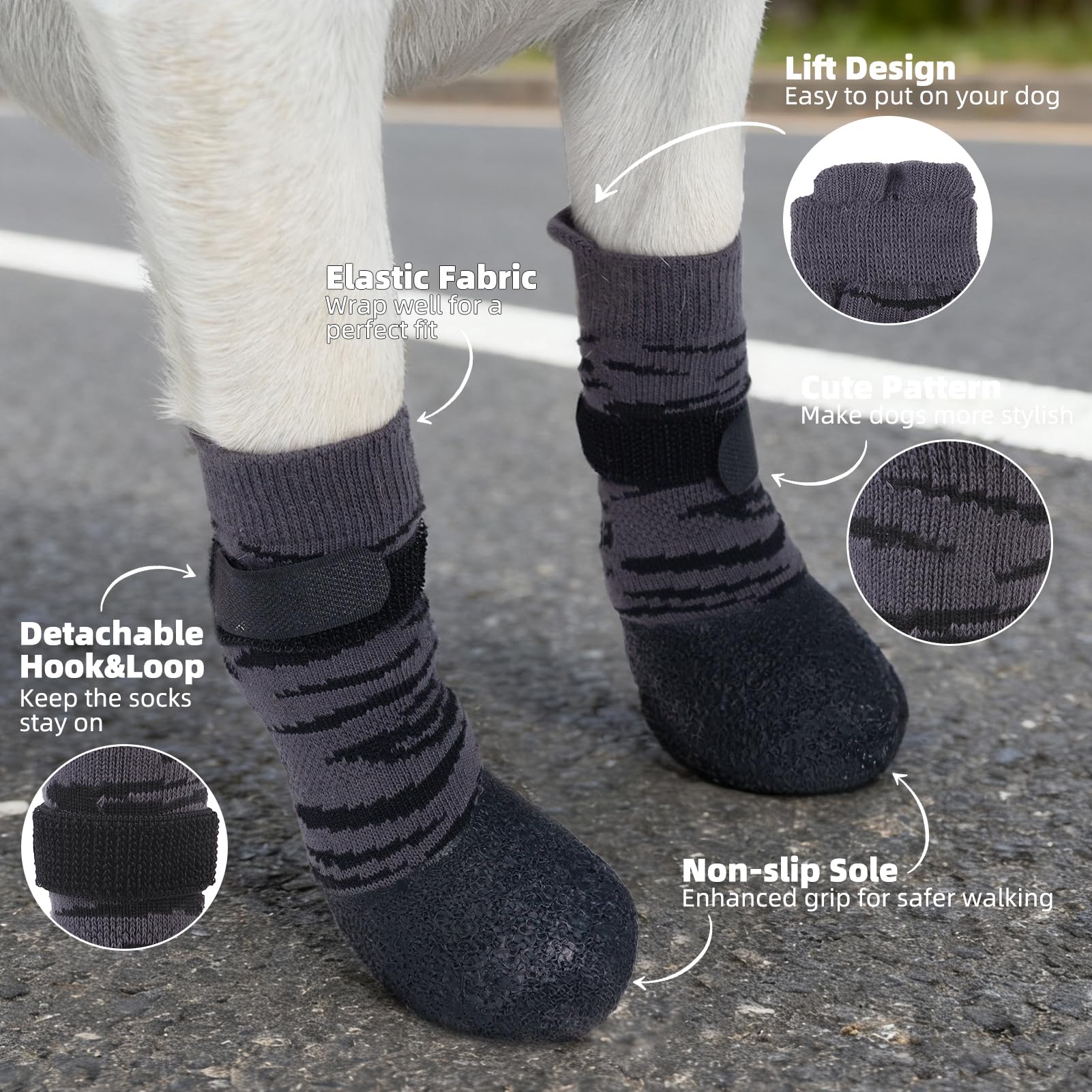 PUPTECK waterproof paw soles keep paws dry on wet surfaces.