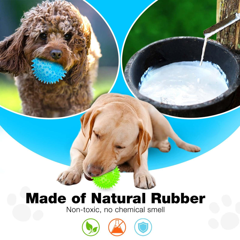 PUPTILY bite-resistant-rubber-dog-ball: durable for aggressive chewers.