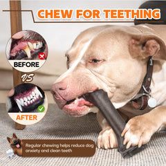 PUPTILY dog toy for oral health with teeth cleaning and gum massage