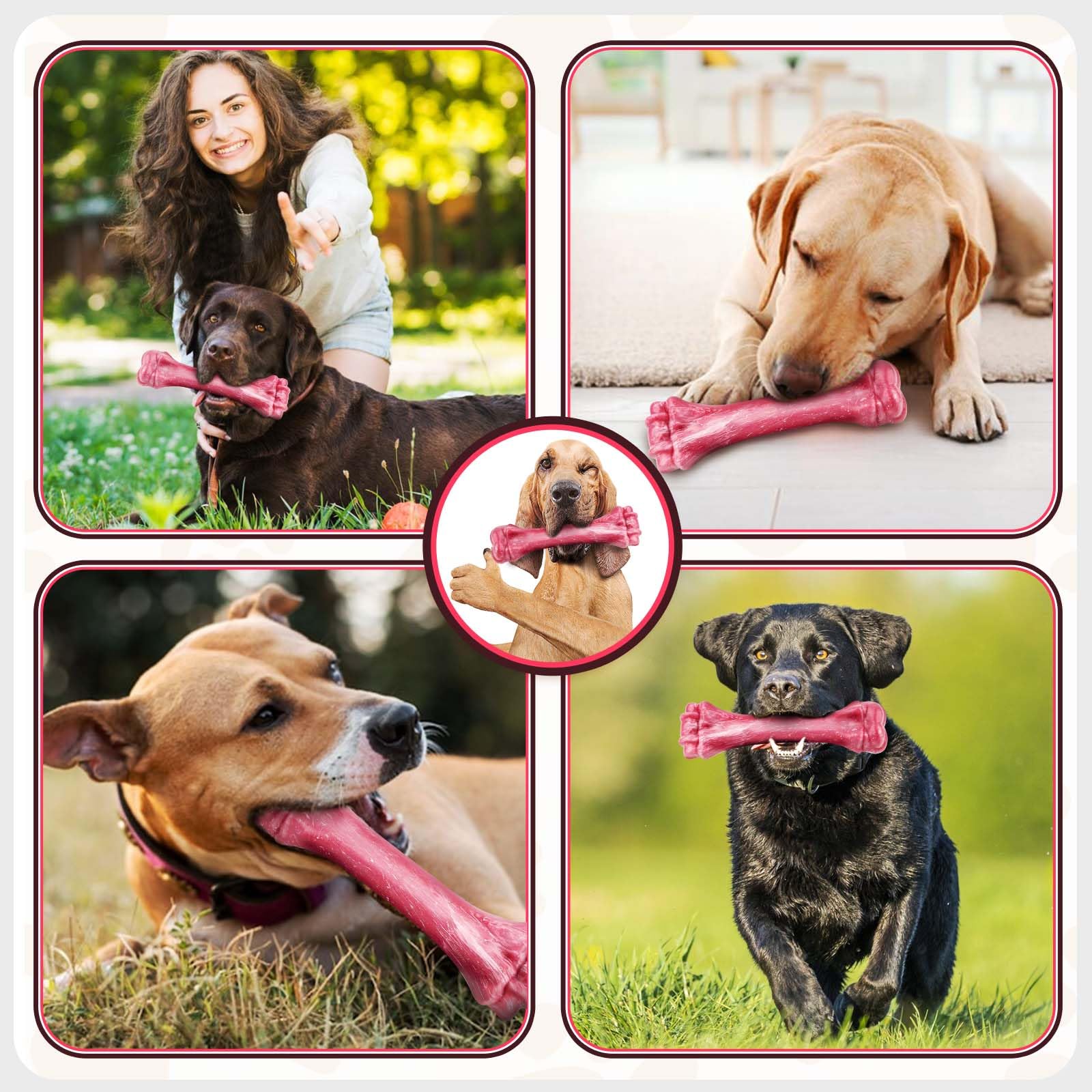 Puptily large breed chew toy emphasizes daily chewing enjoyment