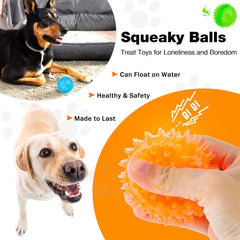 PUPTILY teeth-cleaning-ball: gum massage during play.