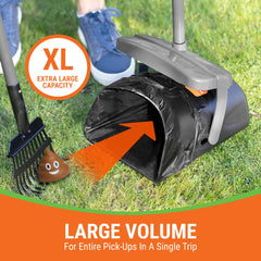 Pupzle bags extra-large size handles big breeds and multiple pickups with ease.