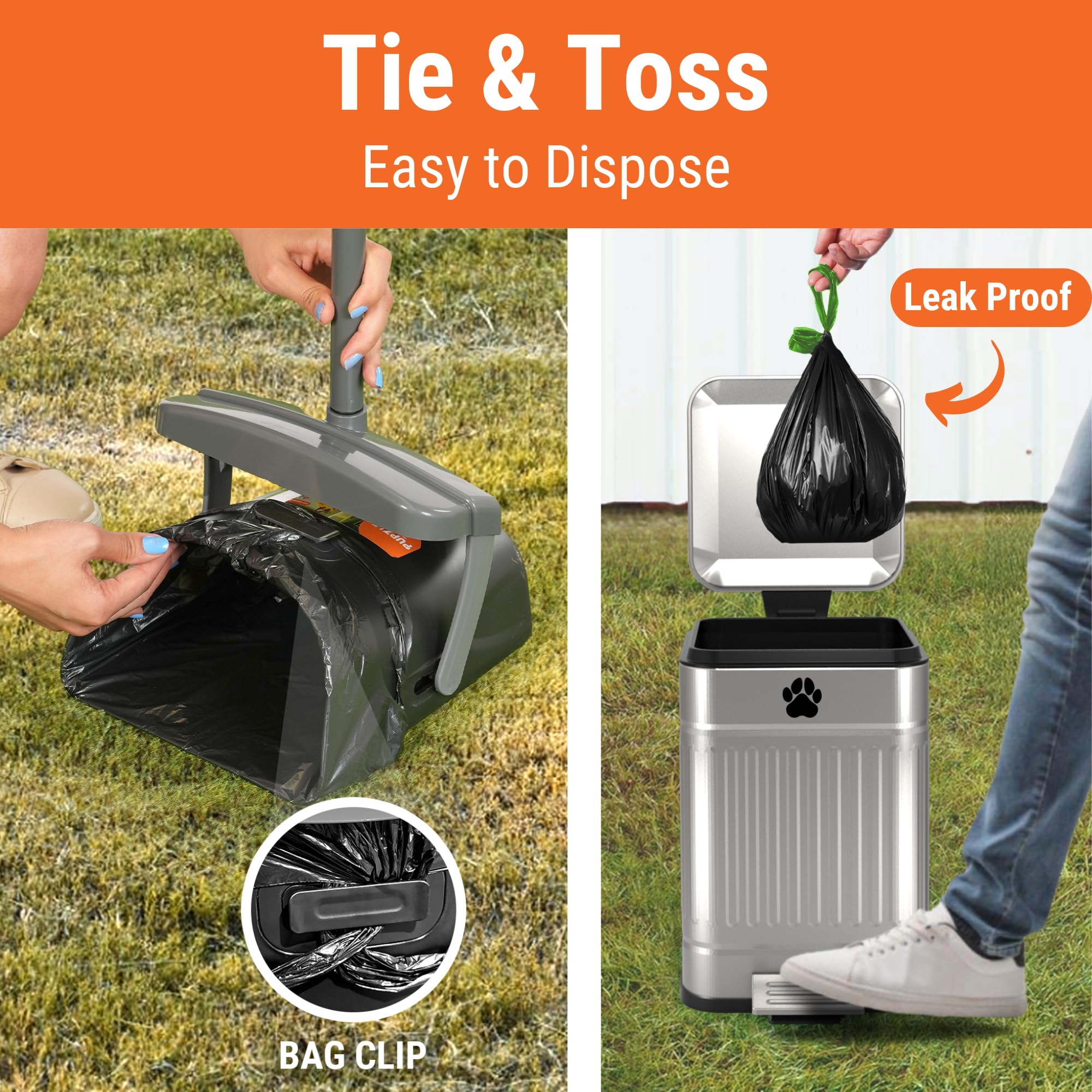 Pupzle yard-cleanup-essentials bags illustrate reliable waste disposal for daily routines.