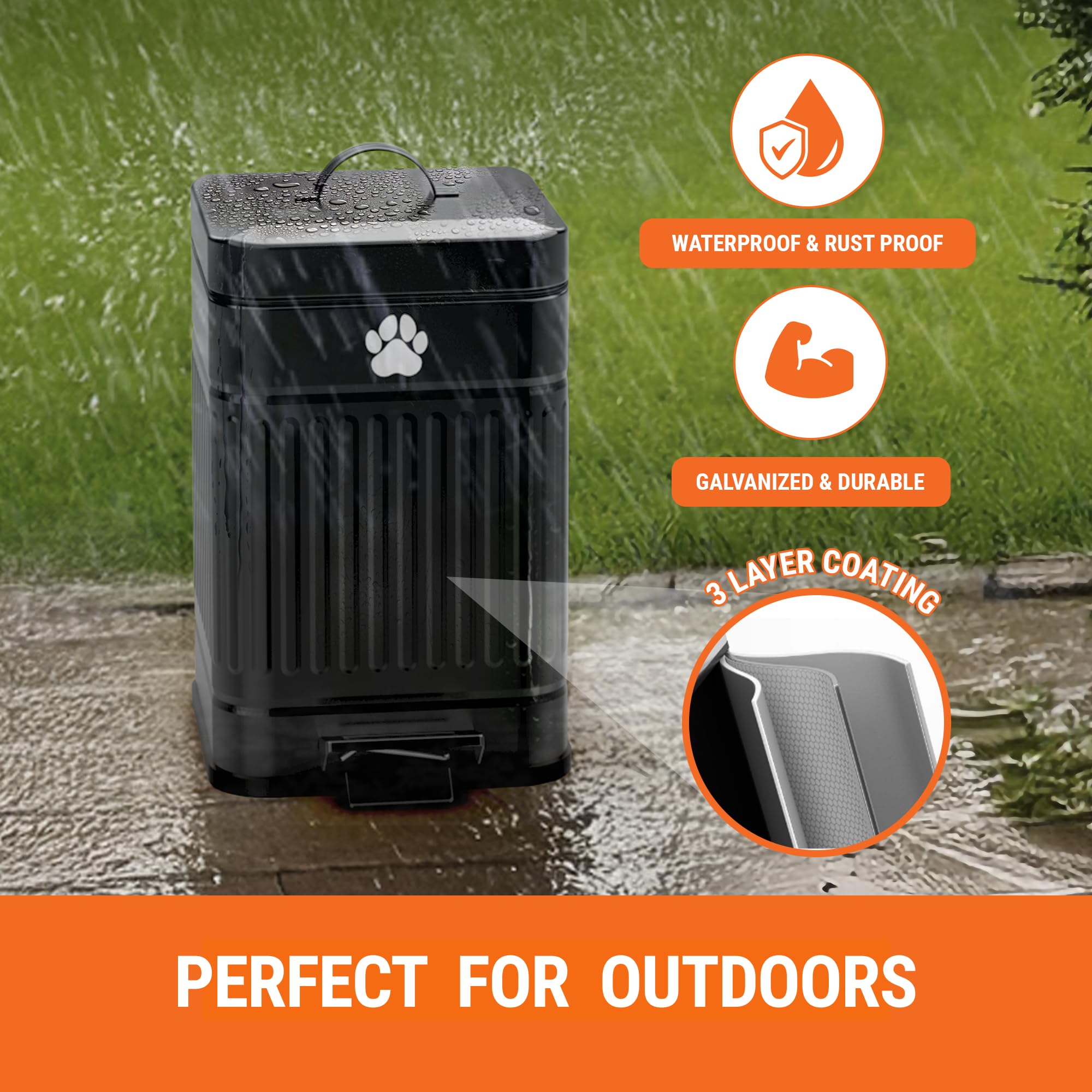 Pupzle removable inner basket simplifies disposal after walks.