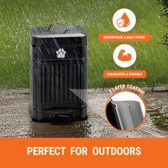 Pupzle removable inner basket simplifies disposal after walks.