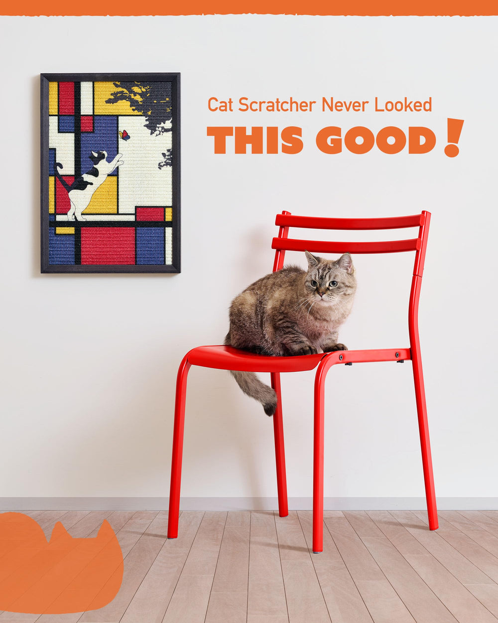 Purdee sisal scratchpad texture detail highlighting mess-free, long-lasting scratching surface.