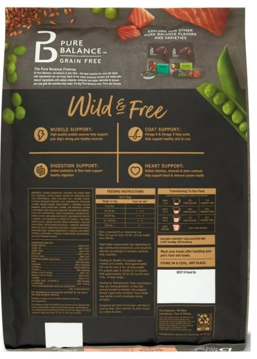 Pure Balance Wild & Free 11-lbs packaging shot emphasizes convenient bag size.