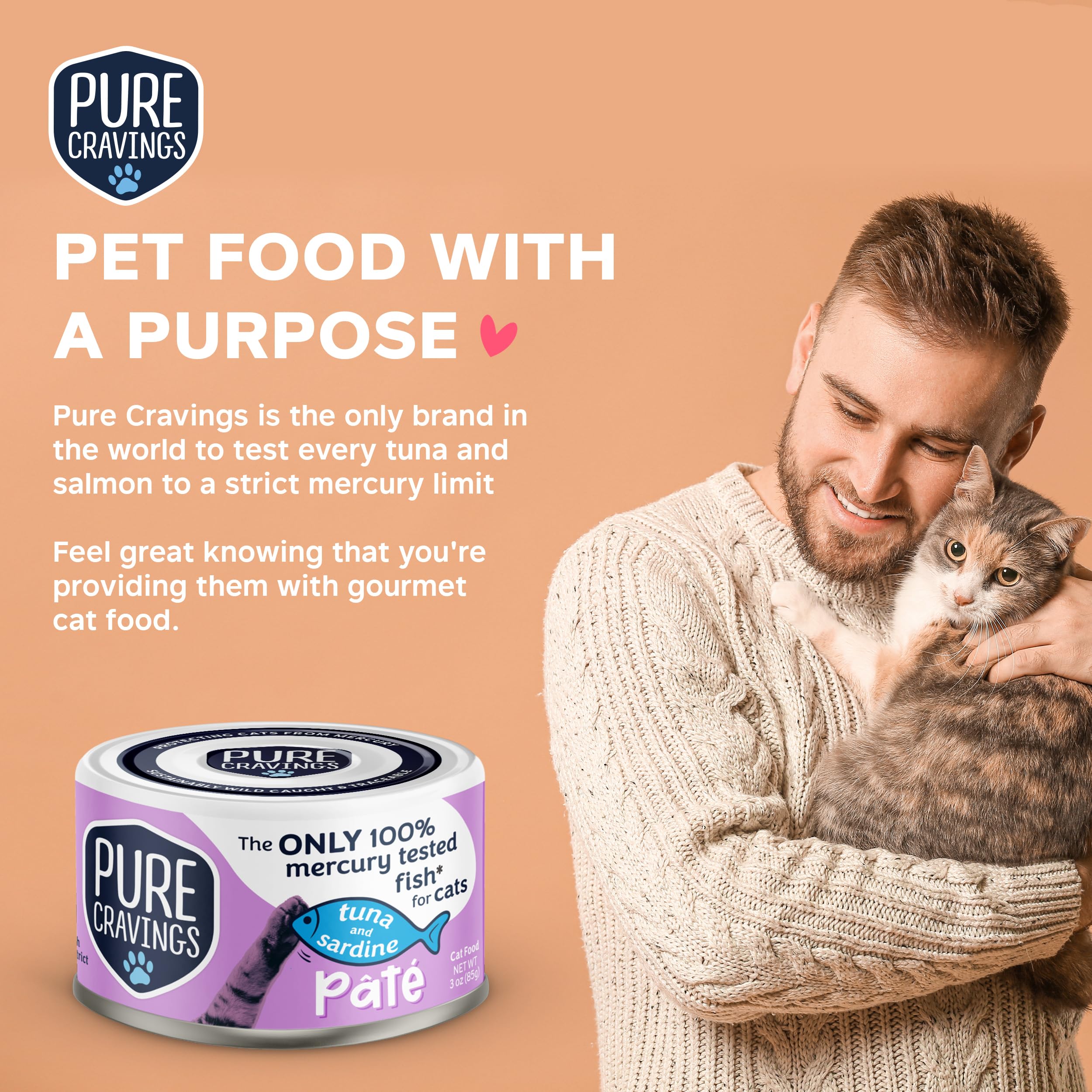 Pure Cravings 12-pack cans in retailer-ready packaging
