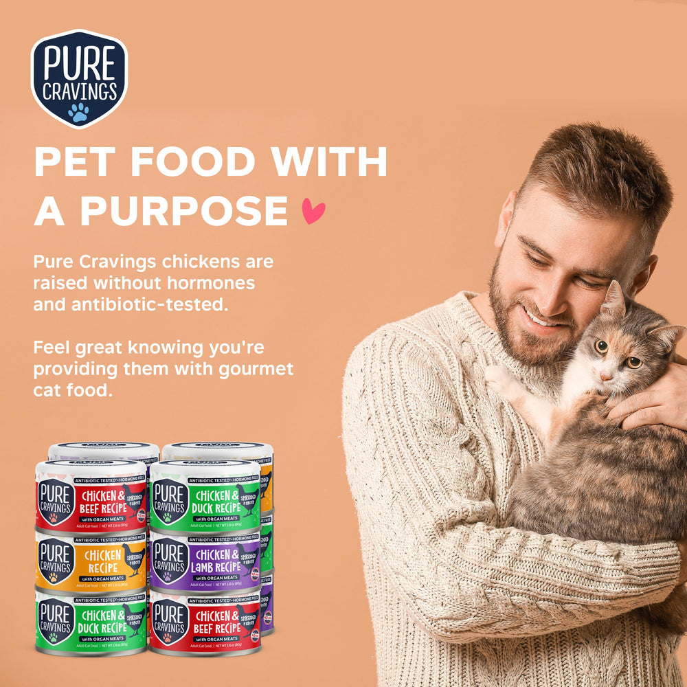 Pure Cravings shredded chicken in broth ready for serving