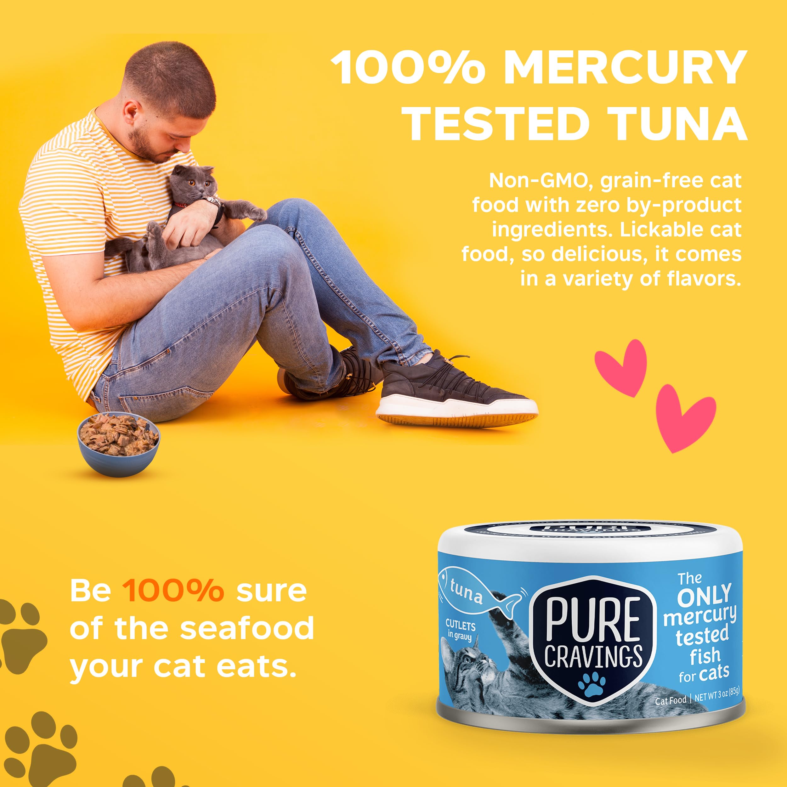 Pure Cravings mercury-tested tuna – sustainably wild-caught source