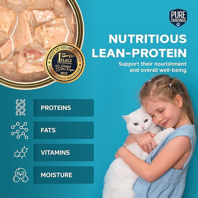 Pure Cravings sardines cat food can with omega-rich nutrition