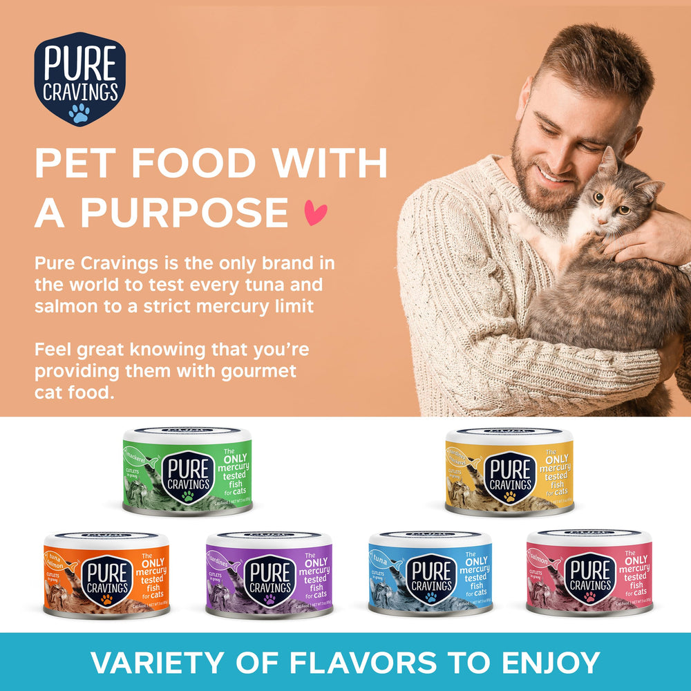 Pure Cravings pack of 12 cans offers premium nutrition and convenience