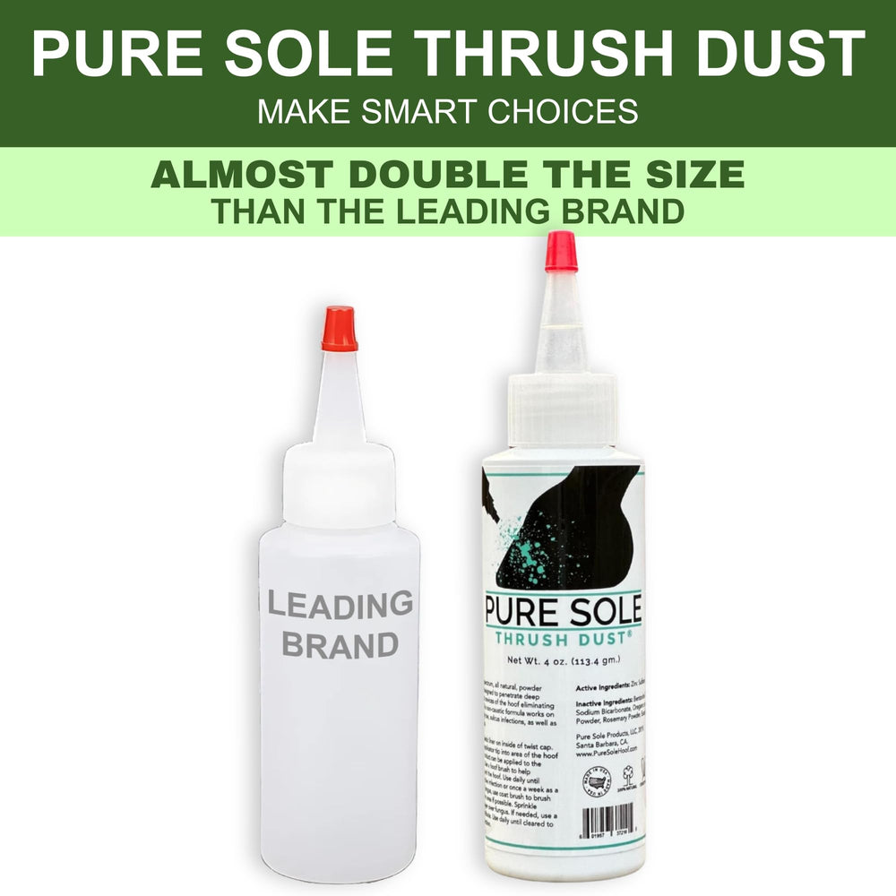 Pure Sole closeup of a dry hoof crack highlighting moisture control and comfort