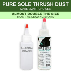 Pure Sole closeup of a dry hoof crack highlighting moisture control and comfort