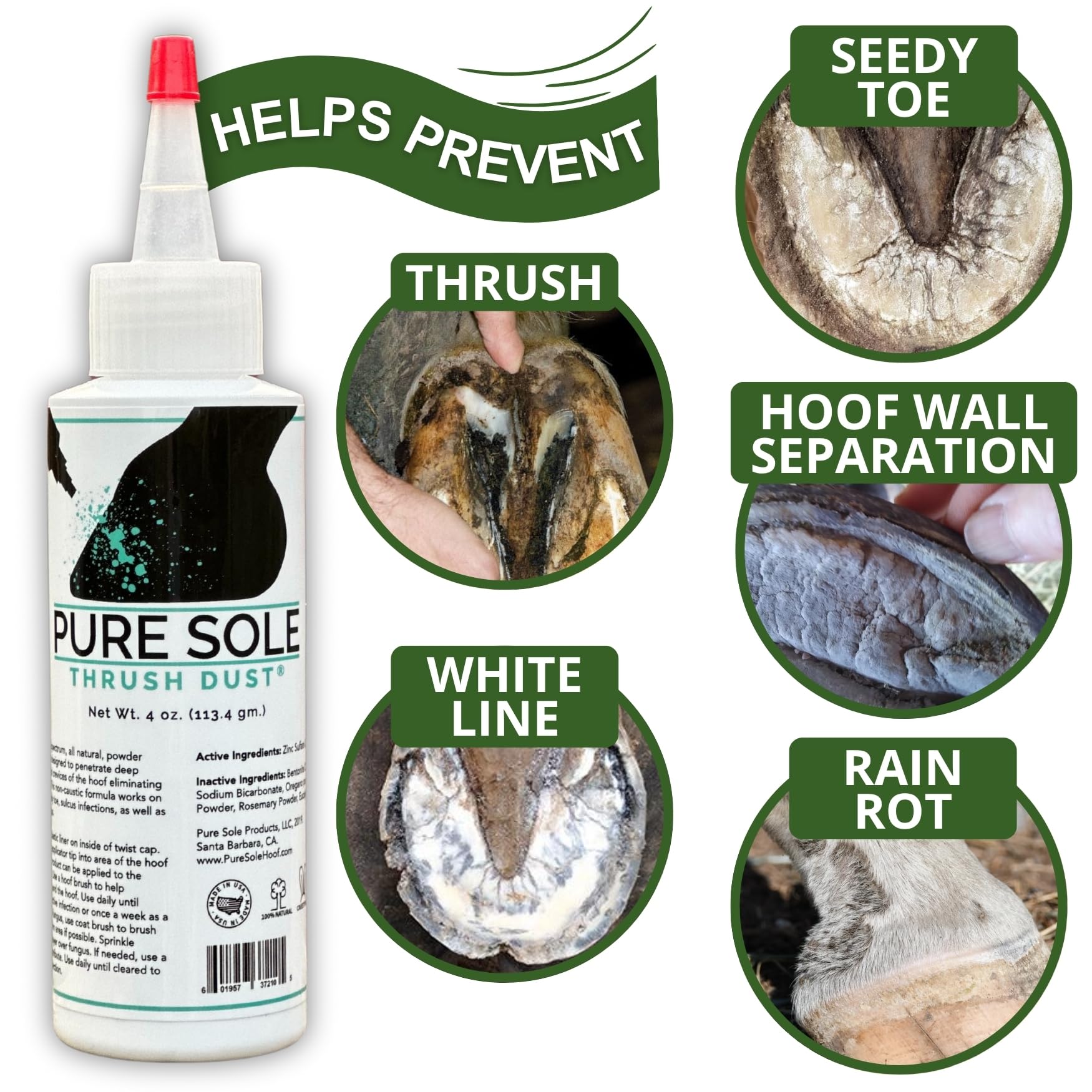 Pure Sole frog structure focus emphasizes hoof support and healthier growth potential