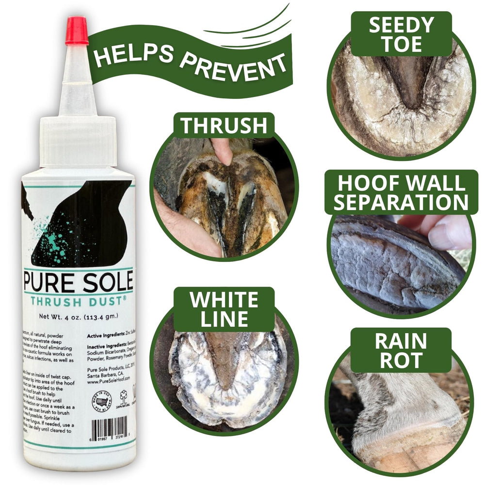 Pure Sole frog structure focus emphasizes hoof support and healthier growth potential