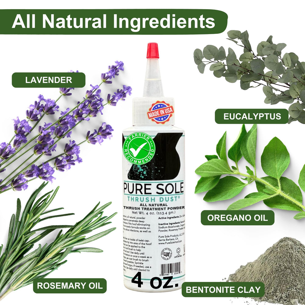 Pure Sole Rain Rot care application shows multi-use benefit for coat and skin spots